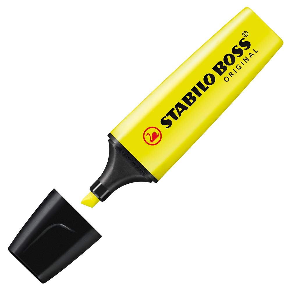 Evidenziatore - STABILOStabilo BOSS ORIGINAL - Pack da 2 - Giallo B-10422-10