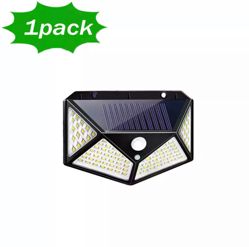 Luce Led con Pannello Solare Esterno per Giardino con Sensore di Movimento 3 modalità, Solar Power Wall Light Motion Sensor Waterproof Outdoor Garden Lamp Impermeabile