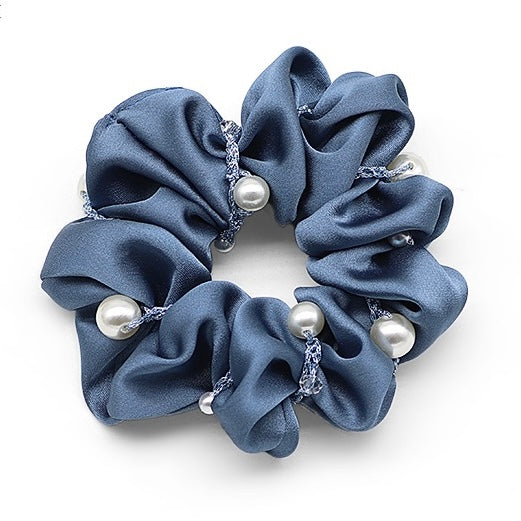 ilusso 1pz Scrunchie con perle