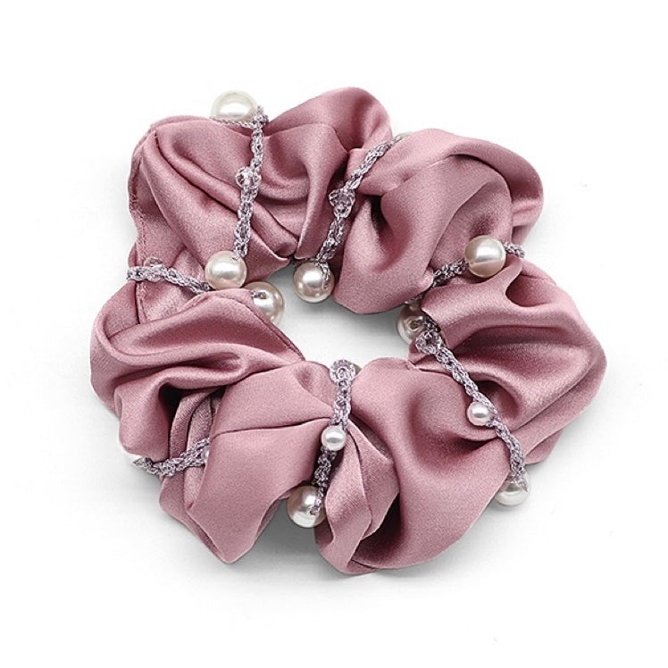 ilusso 1pz Scrunchie con perle