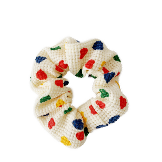 ilusso 1pz Scrunchies con cuori colorati ilusso